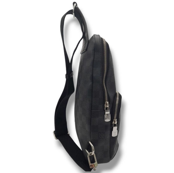 LOUIS VUITTON Avenue Damier Graphite Canvas Slingbag, Pristine EUC Sling bag - Picture 7 of 11